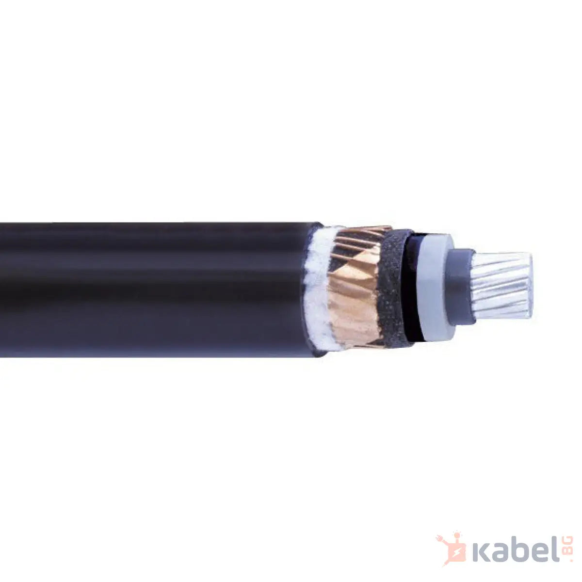 Силов едножилен кабел с изолация от омрежен полиетелен САХЕк(вн)П